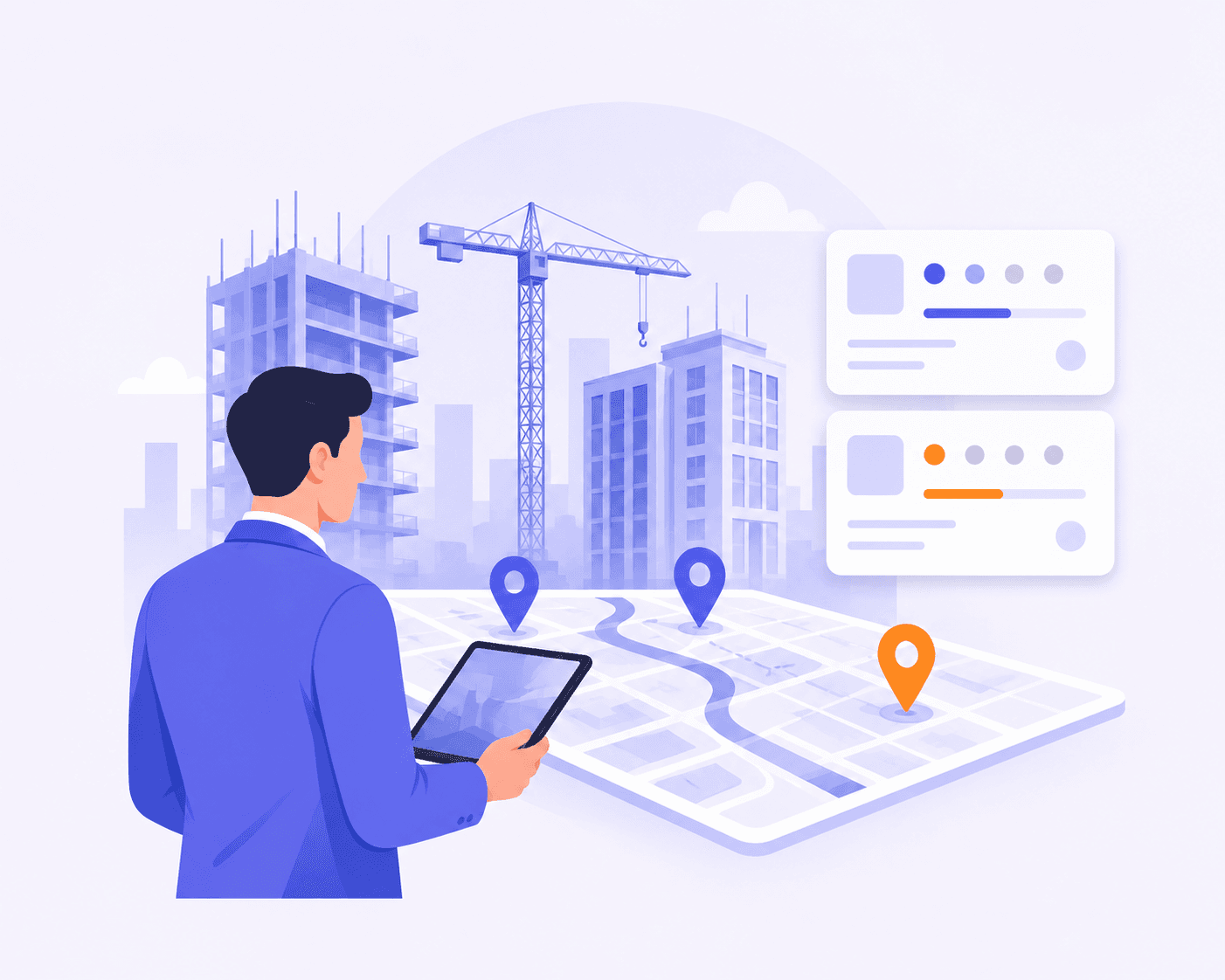Ilustração Sua Obra — prospecção de obras