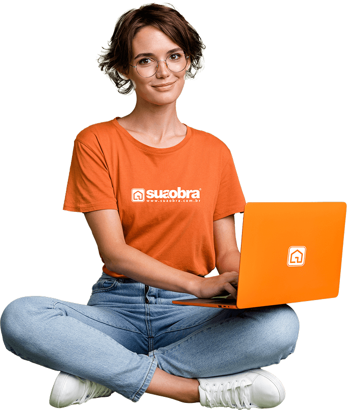 Franqueada Sua Obra com notebook